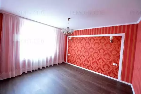 спальная комната в красном цвете