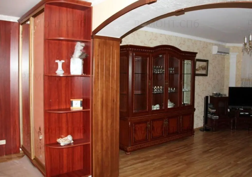 оформление арки в комнате