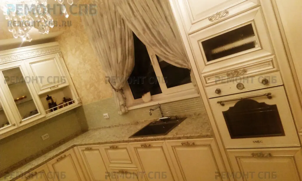 раковина на кухне из искуственного камня фото
