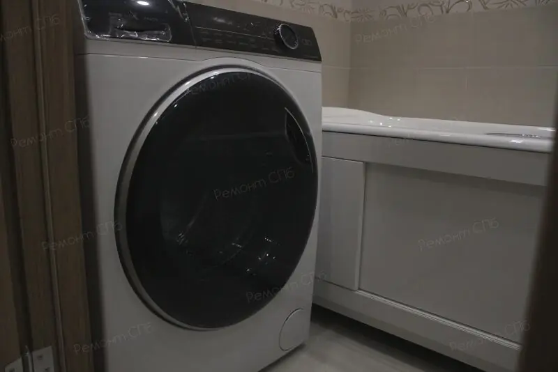 фото капитального ремонта квартиры на ул. Кустодиева д.12 установка техники